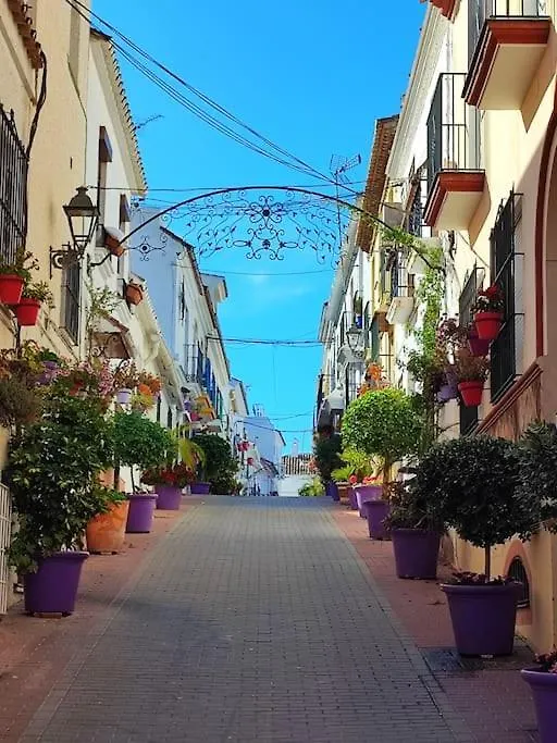 Apartman 1St Line Of The Beach, La Rada Beach! Ac,Wifi,Terrace, Private Parking Estepona Spanyolország